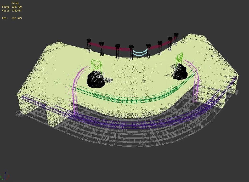 River Yang City - pawn shop pool refinement 3D model_6
