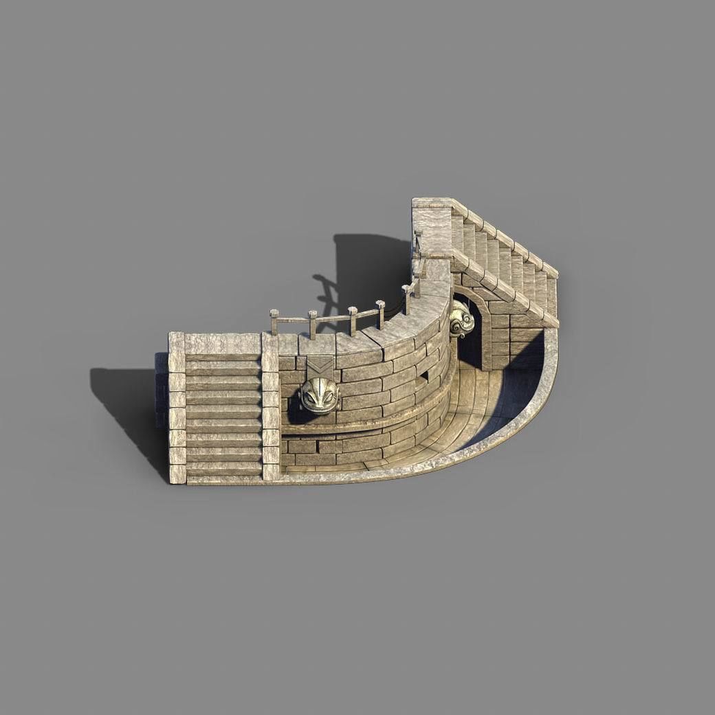 River Yang City - pawn shop pool refinement 3D model_2