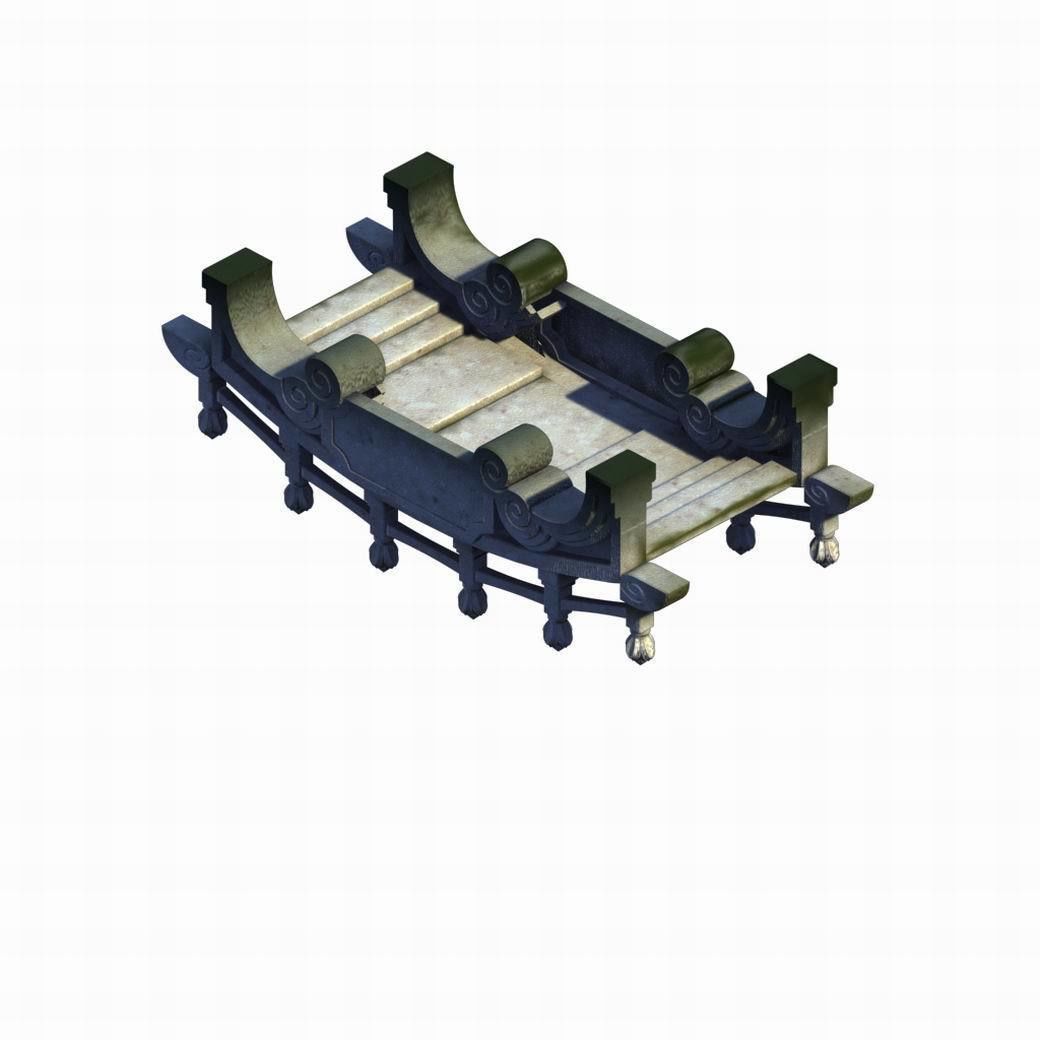 River Yang City - Bridge -01 3D model_7