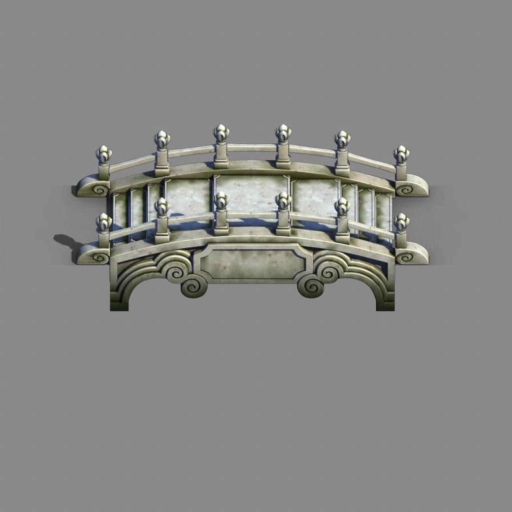 River Yang City - Bridge -01 3D model_6