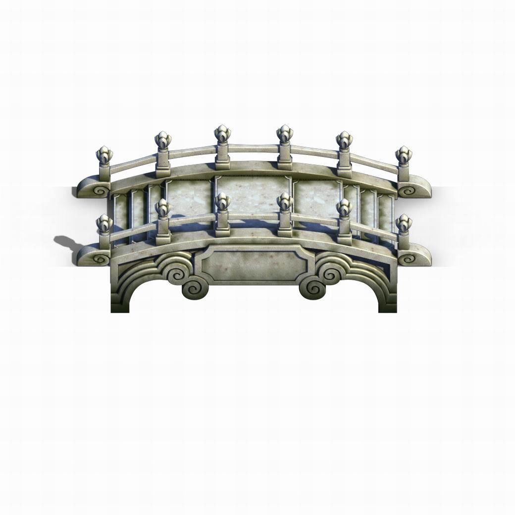 River Yang City - Bridge -01 3D model_1
