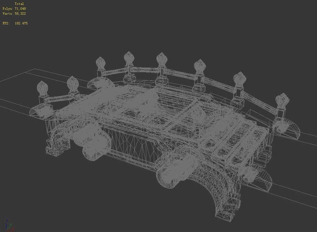 River Yang City - Bridge -01 3D model_8