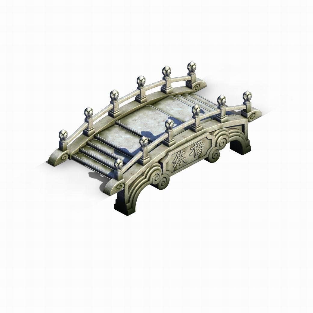 River Yang City - Bridge -01 3D model_5