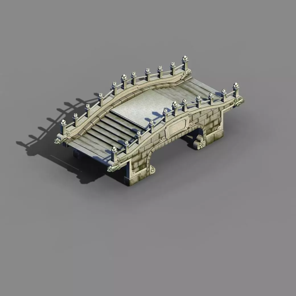 River Yangcheng - Bridge -04 3D model_0