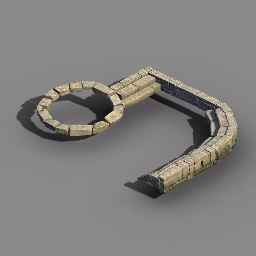 River Yangcheng - blacksmith shop 3D model_0