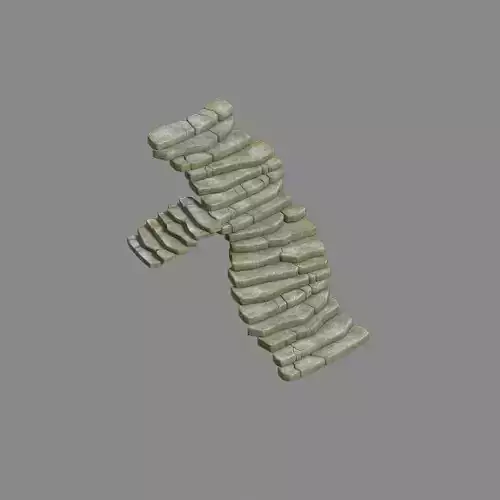 Outskirts - Ling environment - stone staircase
