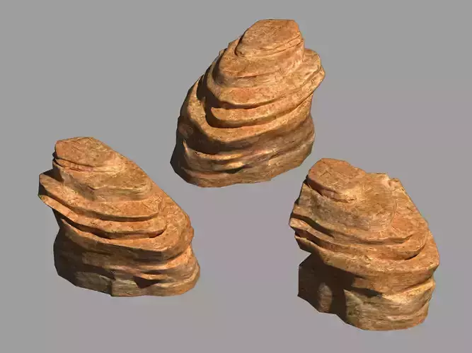 Desert - Mountain - Wind Stone 02
