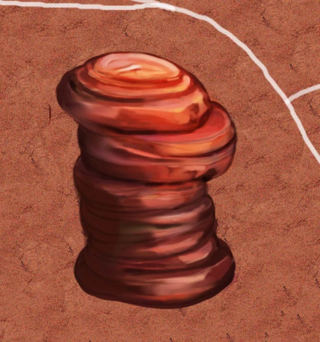 Desert - Mountain - Wind Stone 04 3D model_2