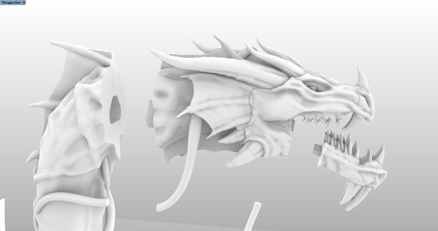 Guardian Forest Serpent  3D print model_8