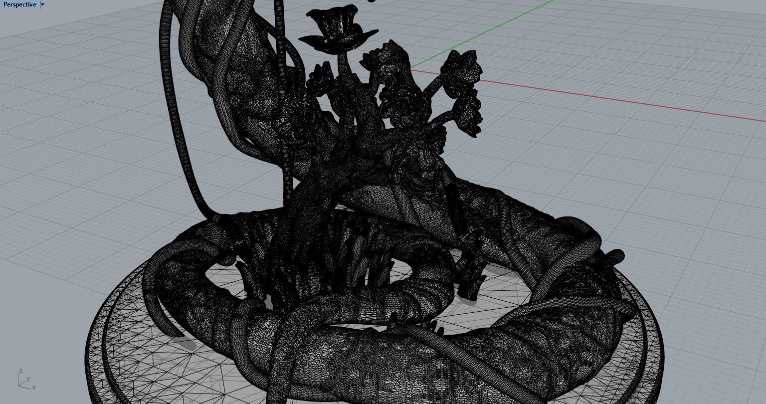 Guardian Forest Serpent  3D print model_9