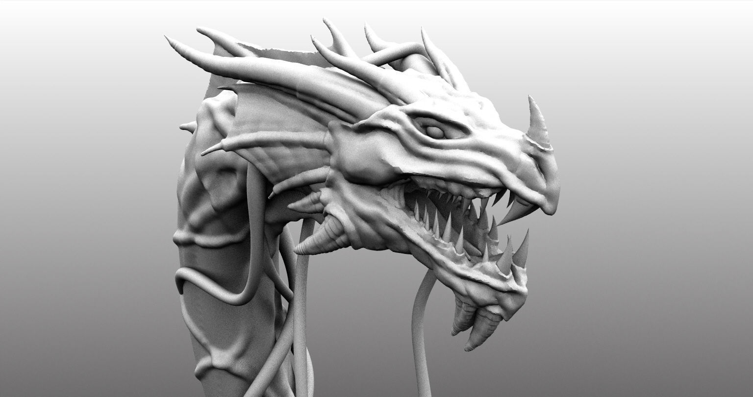 Guardian Forest Serpent  3D print model_4