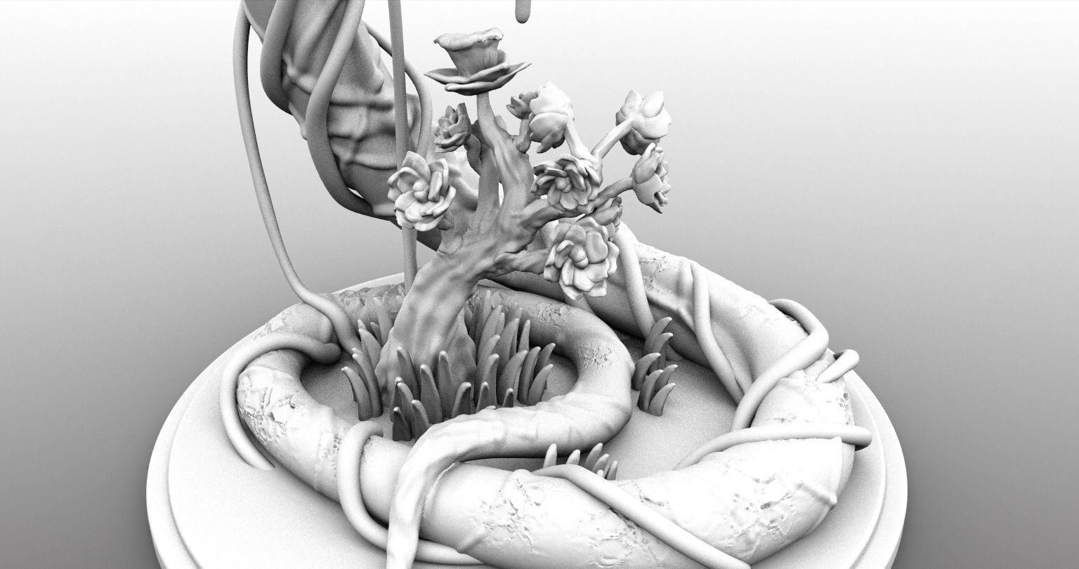 Guardian Forest Serpent  3D print model_6