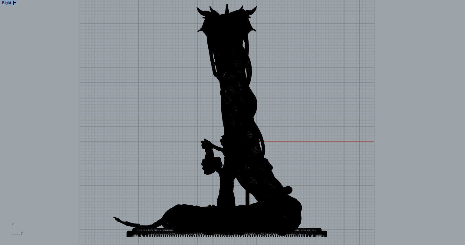 Guardian Forest Serpent  3D print model_15