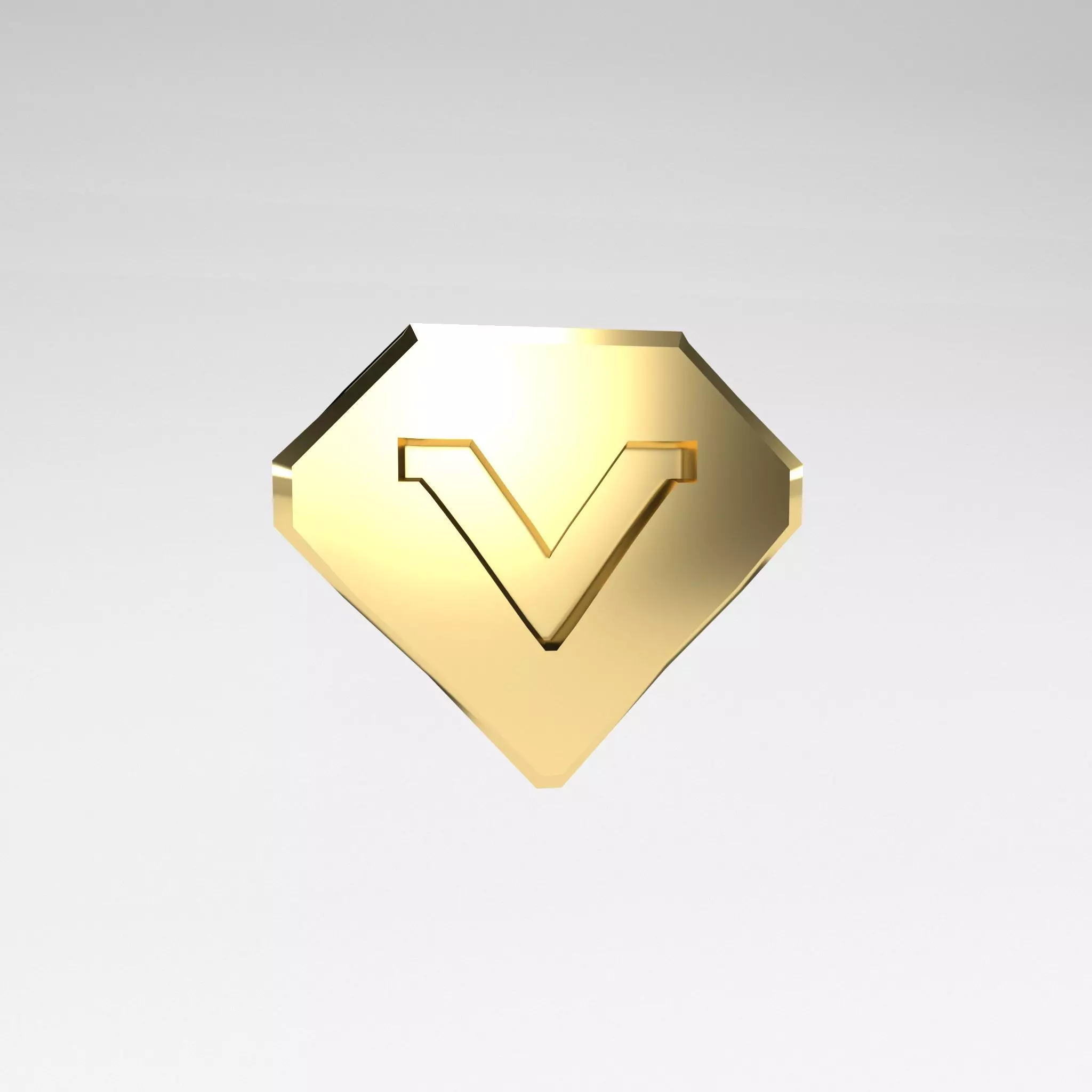 Game VIP Symbol v1 008 Low-poly 3D model_0