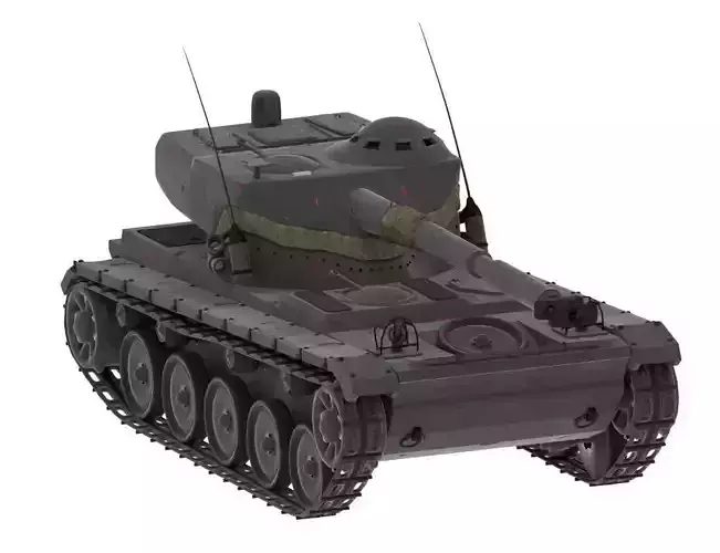 Tank AMX-13 105mm 3D model