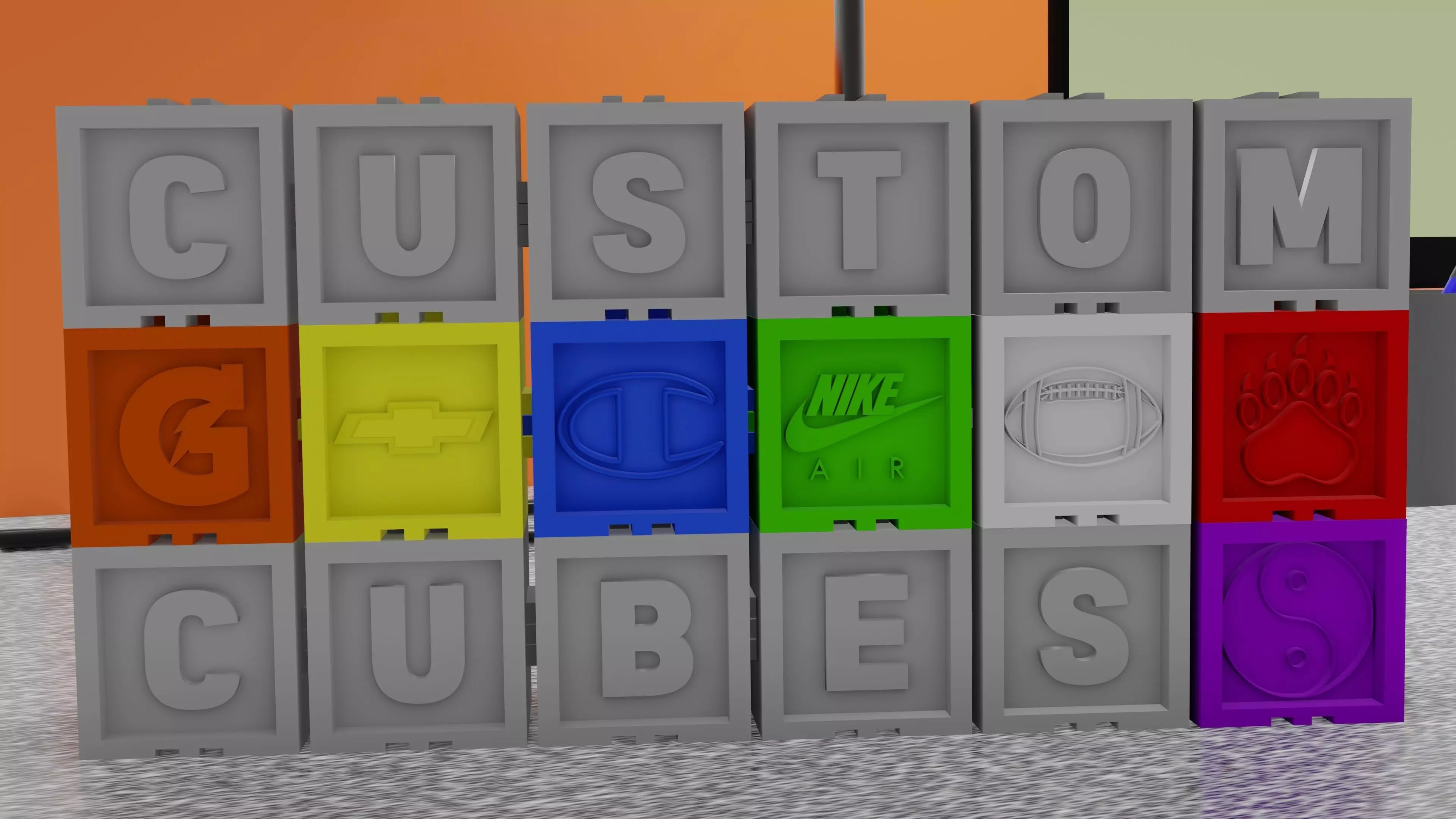 Number 8 letter 3D print model