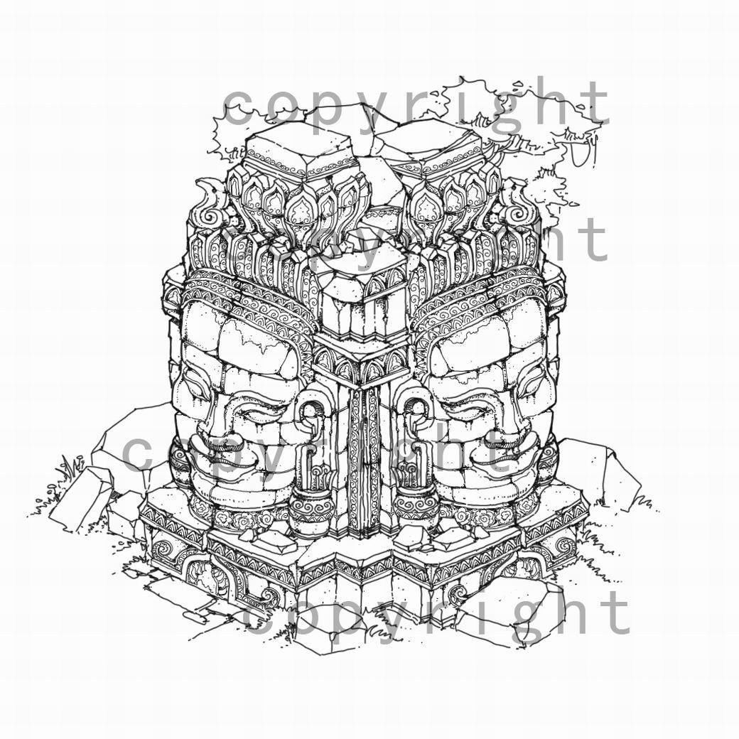 Kasyapa Buddha - Buddha Statues 01 3D model_2