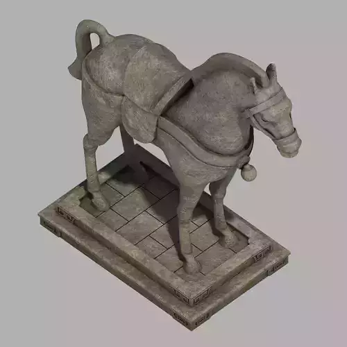 Architectural Decoration - Stone Horse 29