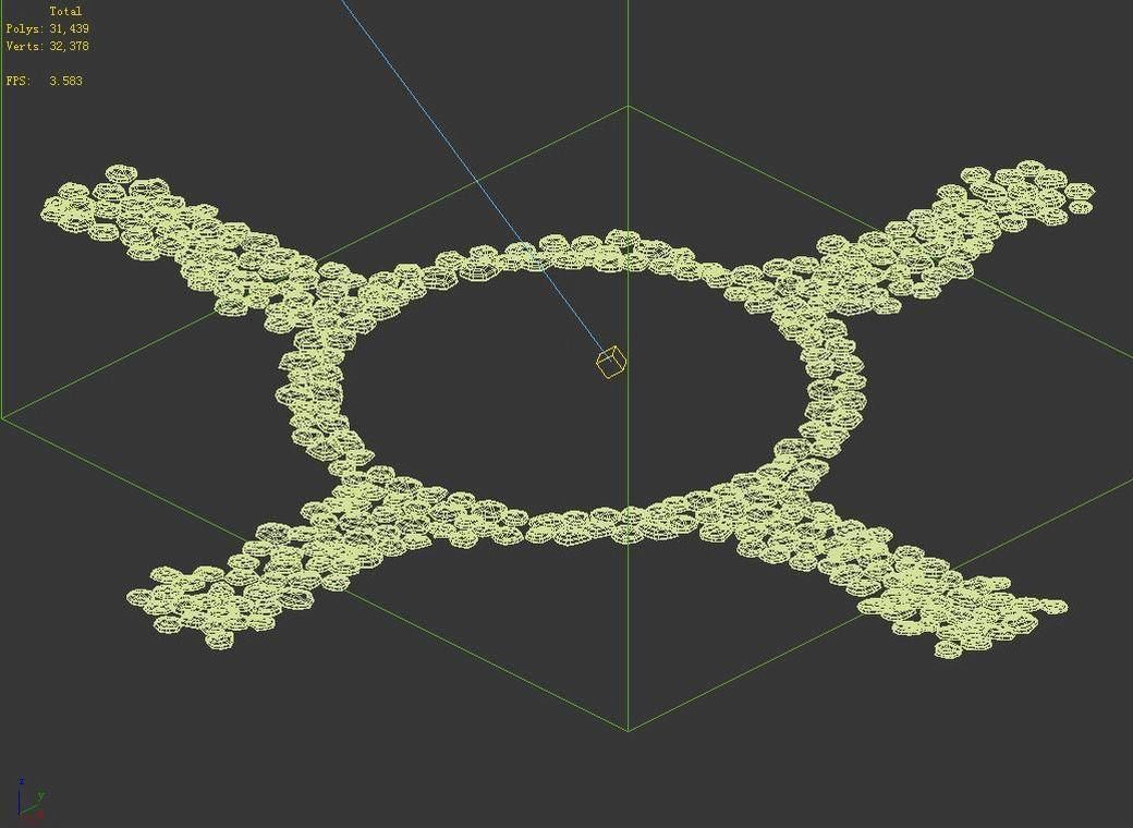 Wedding Garden - Stone Road -01 3D model_5