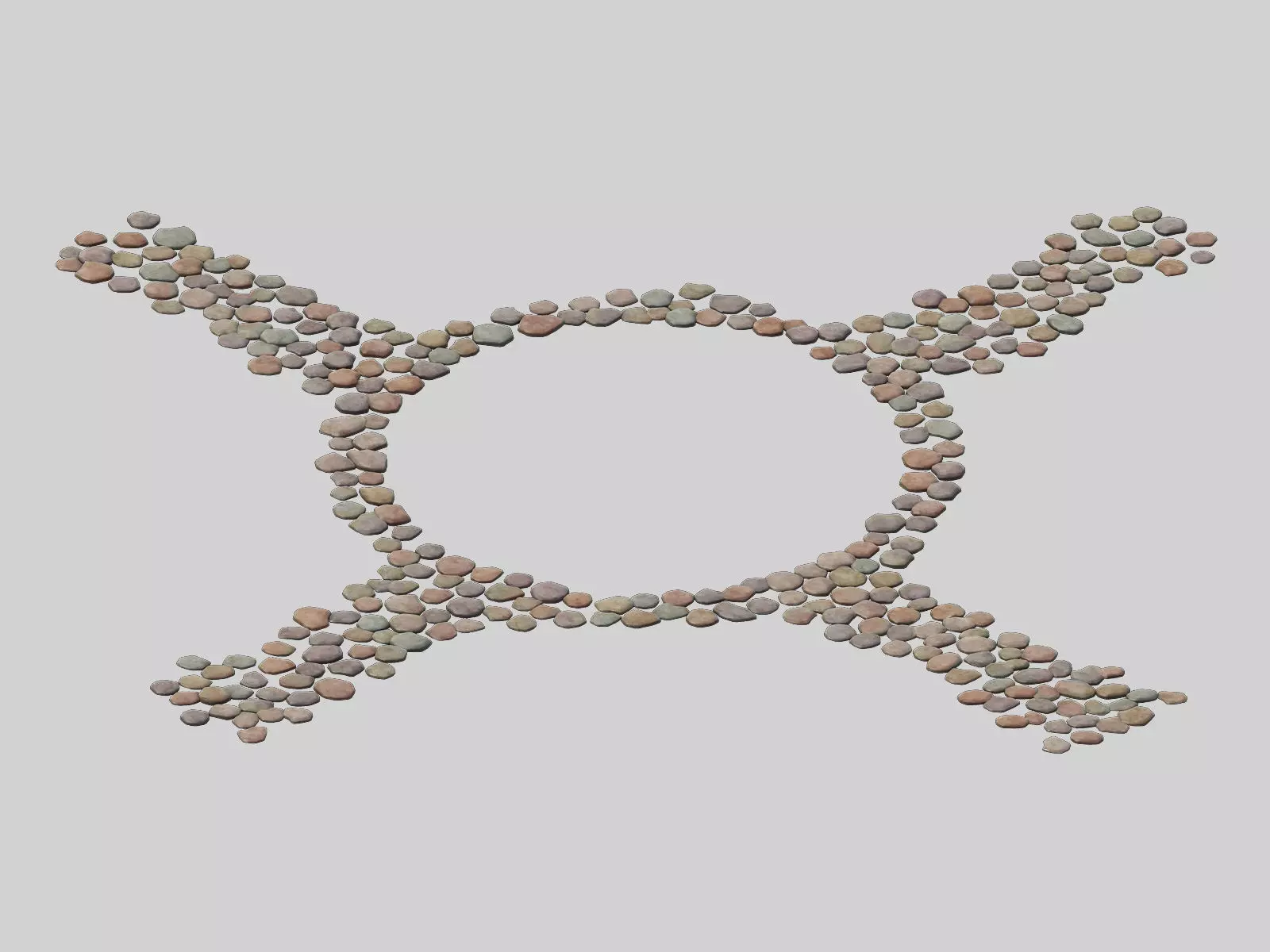 Wedding Garden - Stone Road -01 3D model_0