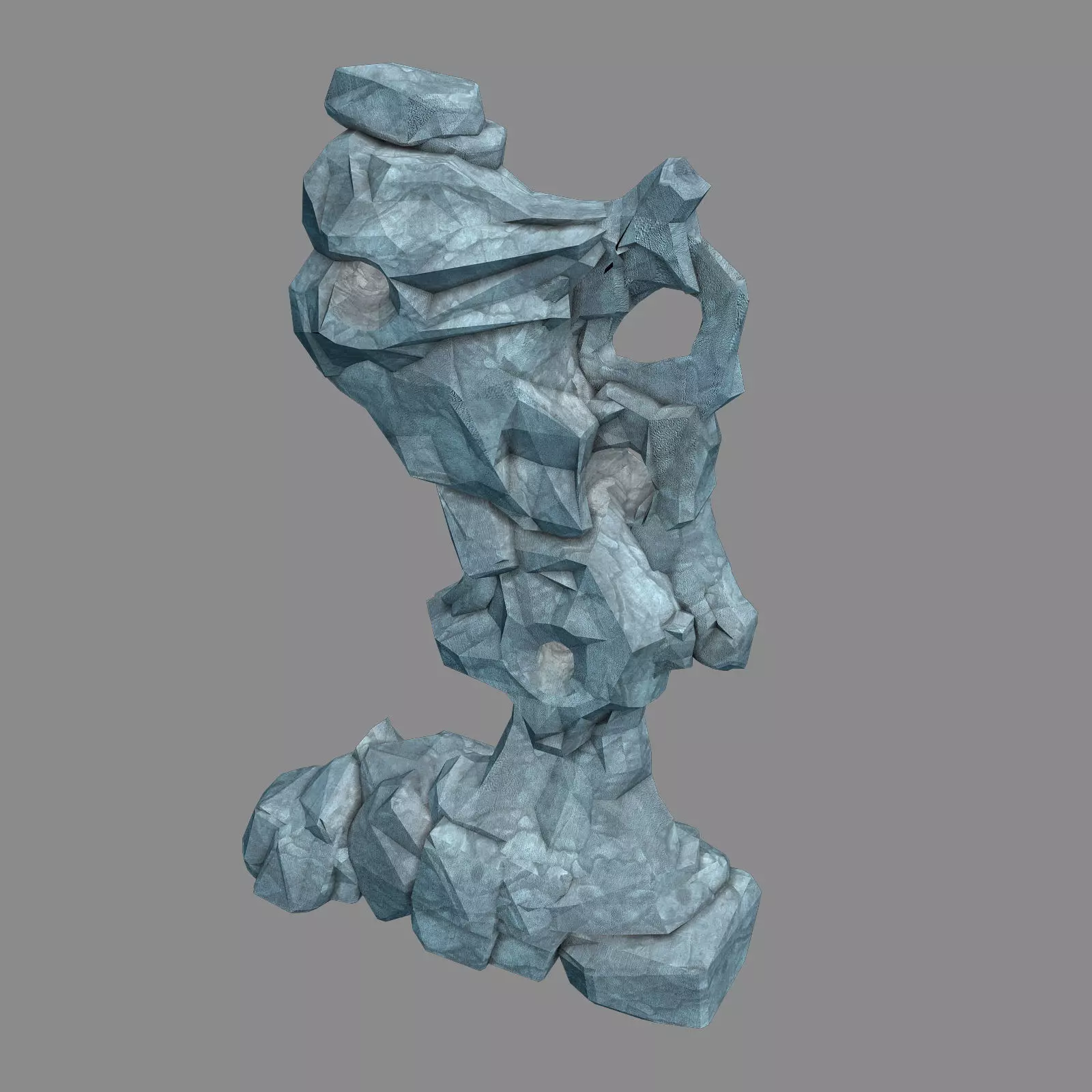 Capital - Garden - Rockery 01 3D model_0