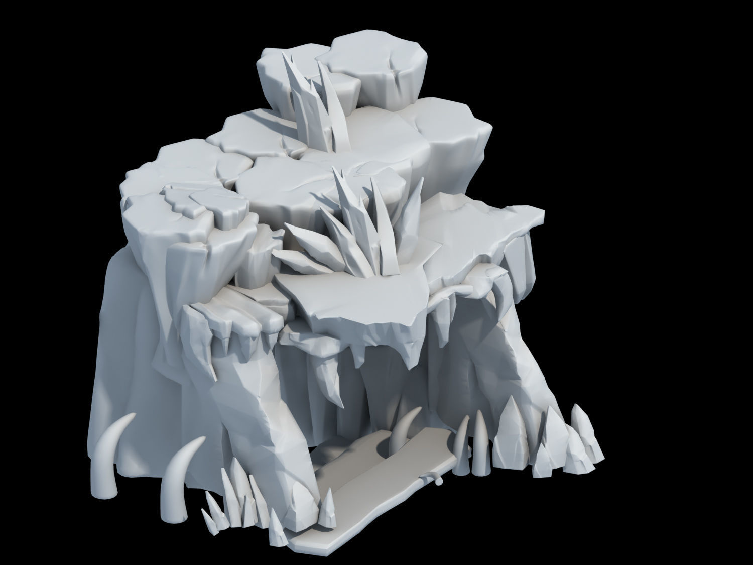 Kunlun Snow Mountain - Cave 03 3D model_3