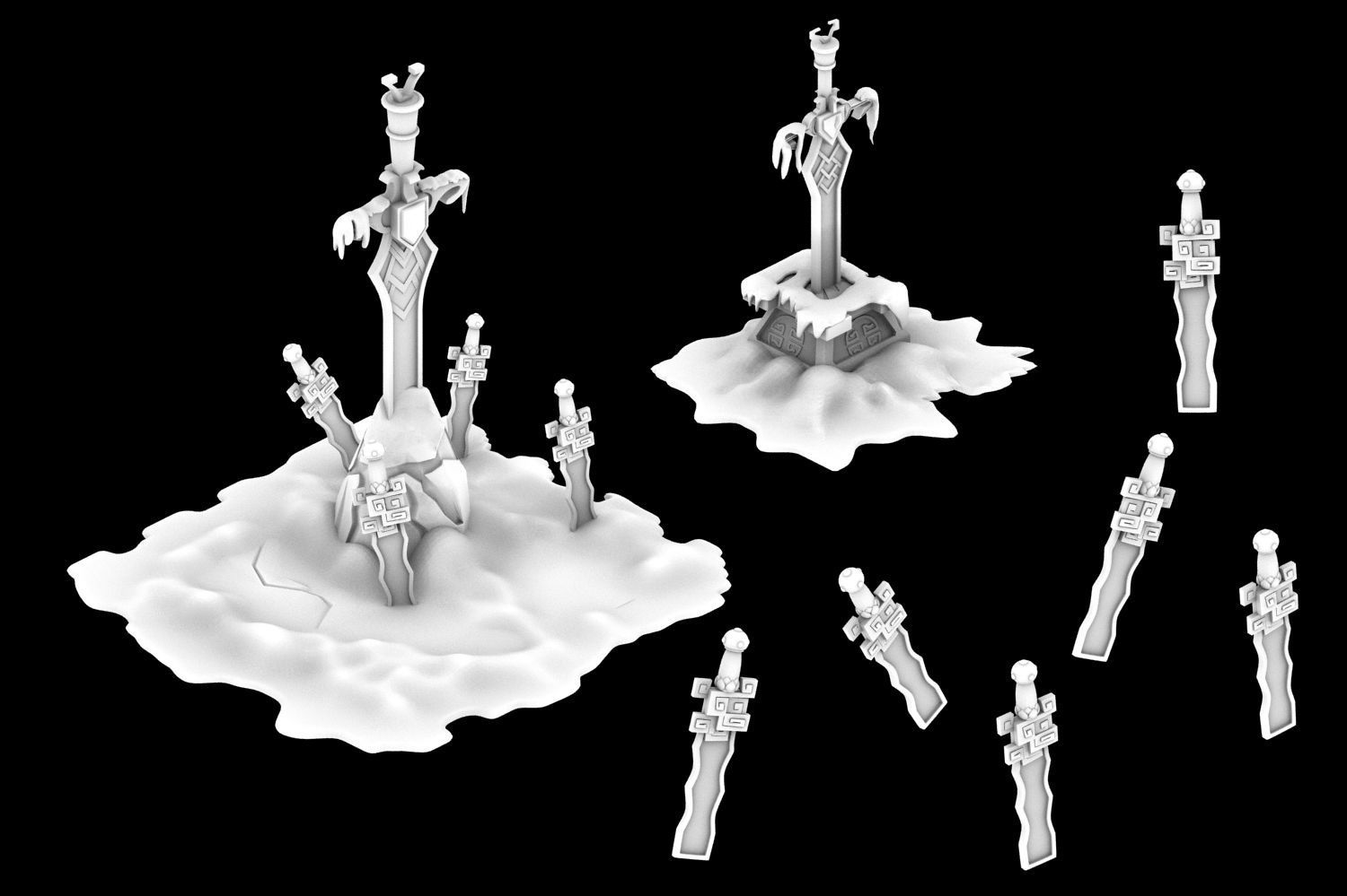 Kunlun Snow Mountain - Shijian 13 3D model_2