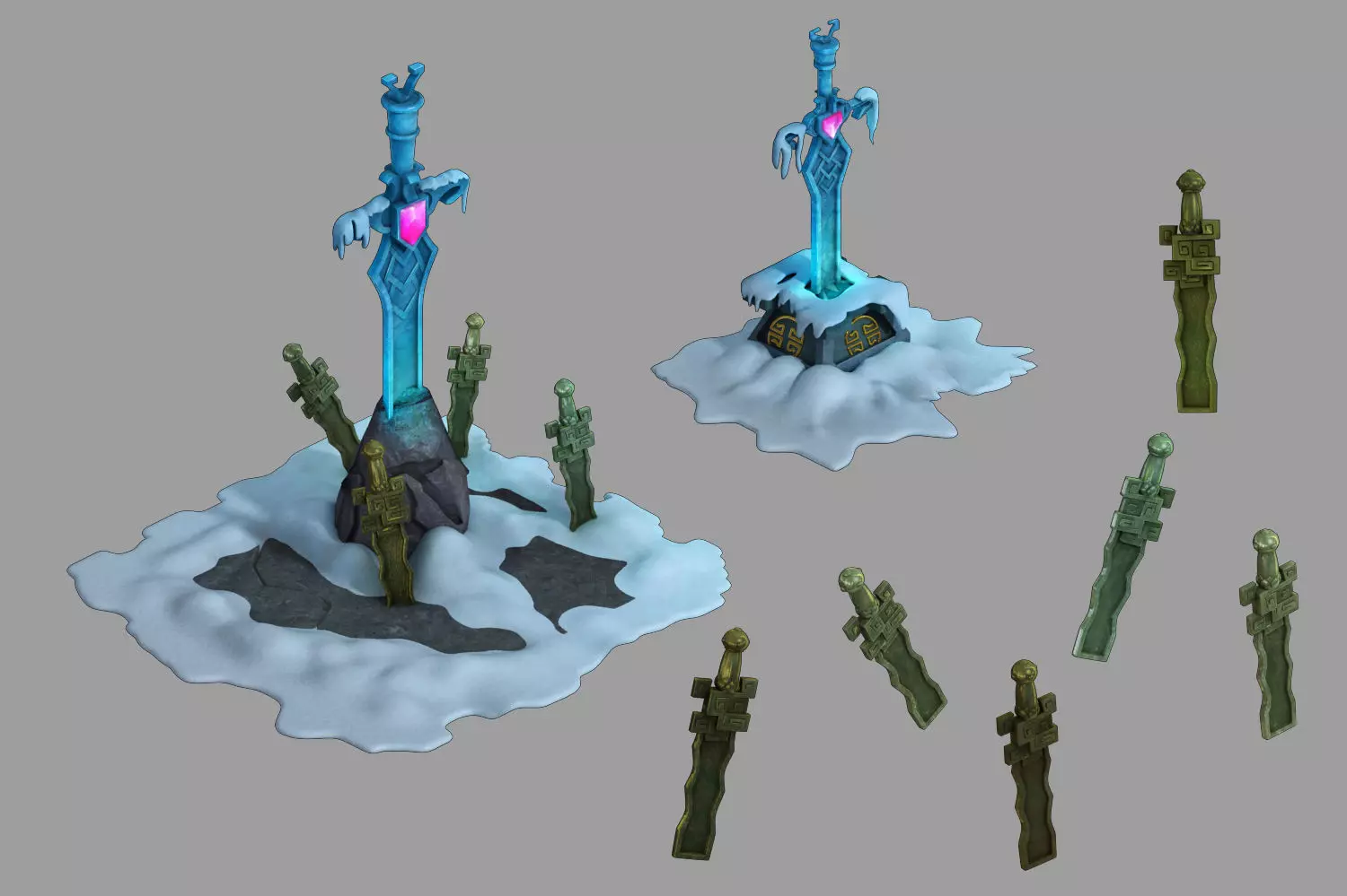 Kunlun Snow Mountain - Shijian 13 3D model_0