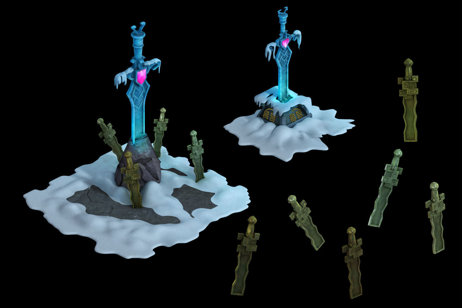 Kunlun Snow Mountain - Shijian 13 3D model_1