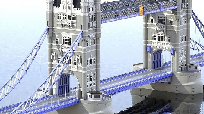 Bridge London Tower 3D model
