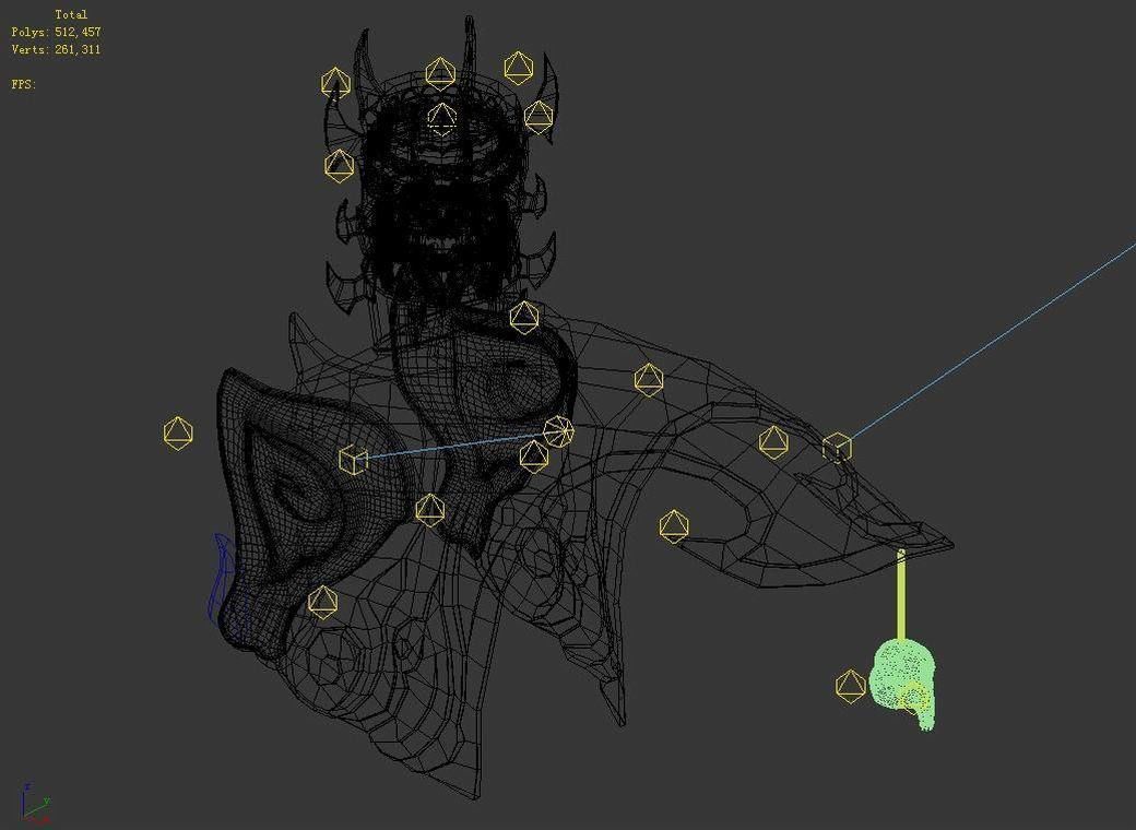 Magic Palace - carved 02 3D model_2