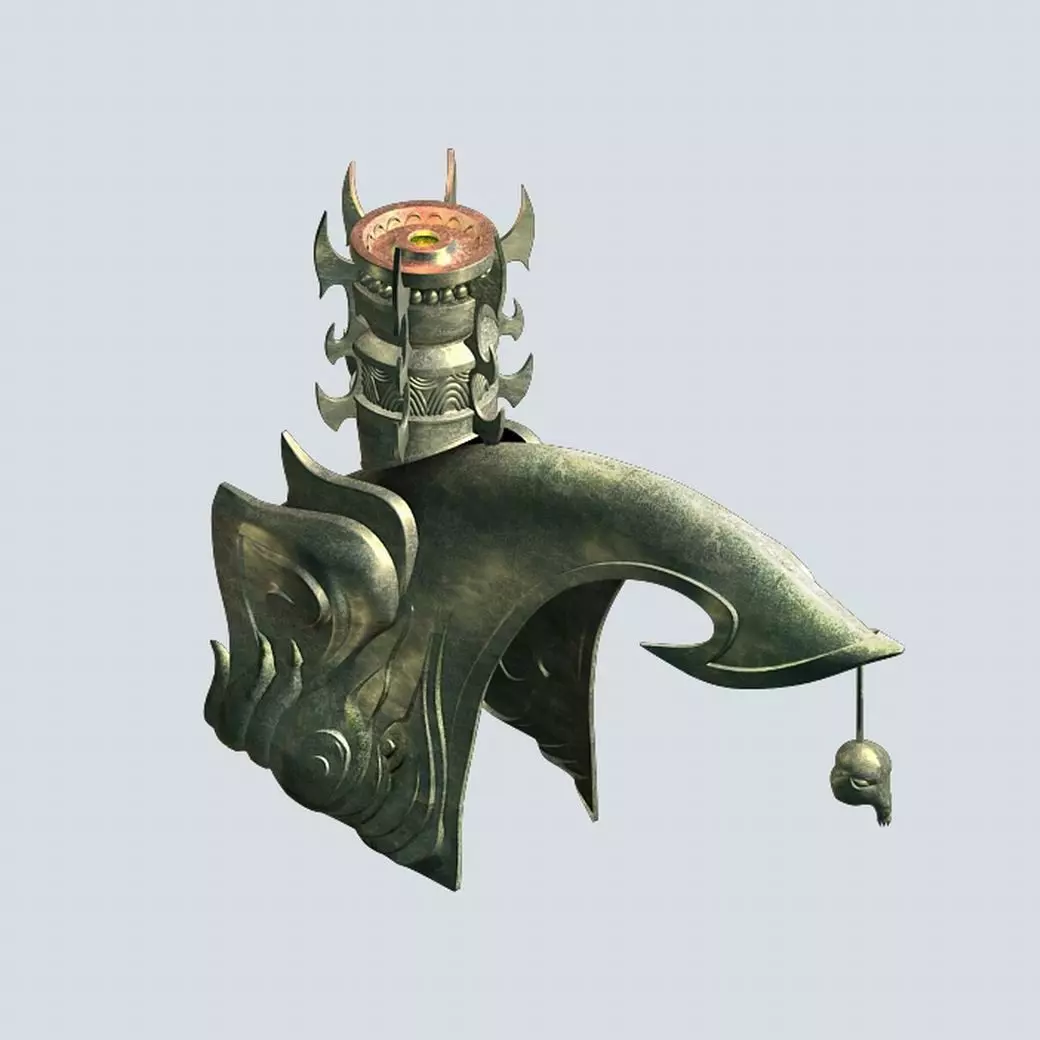 Magic Palace - carved 02 3D model_0
