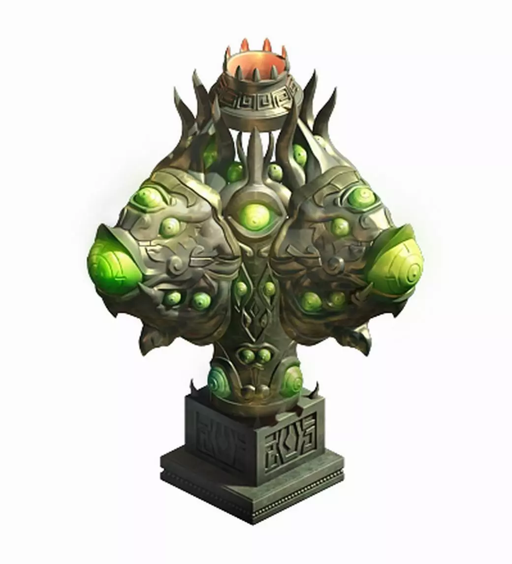 Magic Palace - statue - more eye strange 01 3D model