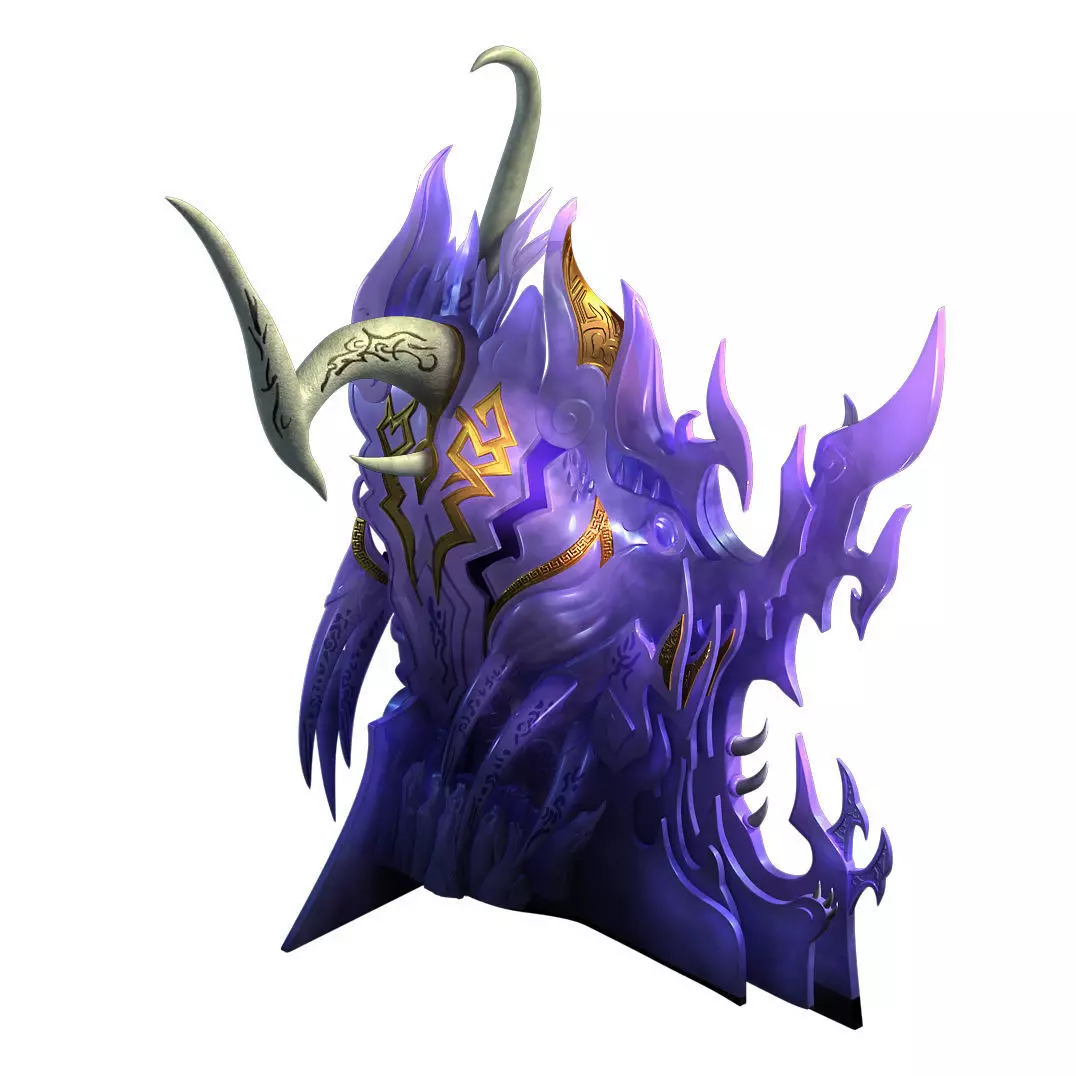 Devil Palace - Devil head picture 01 3D model_0