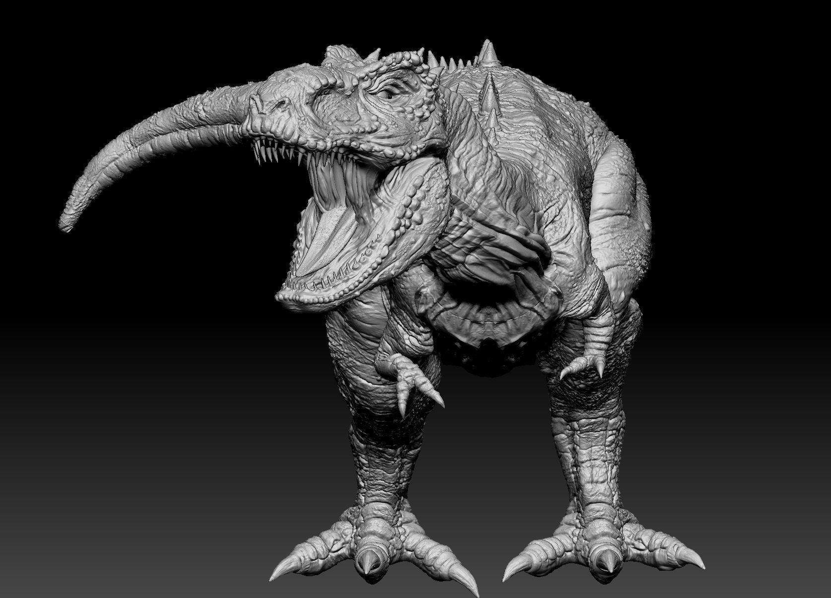 Tyrannosaurus Rex High Quality 3D model 3D model_3