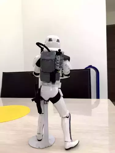 Star Wars Battlefront Magma trooper backpack full set 3D print model