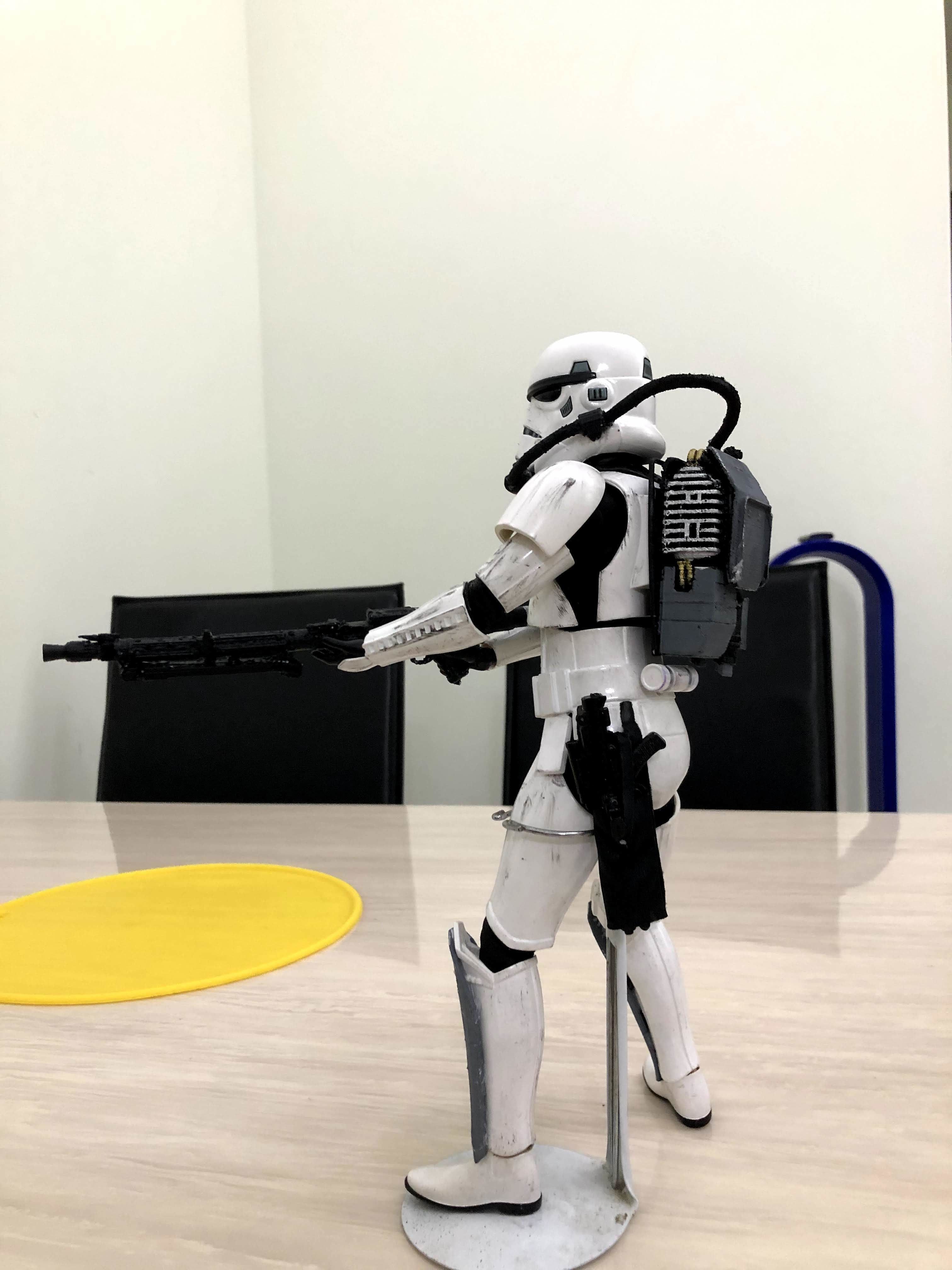 Star Wars Battlefront Magma trooper backpack full set 3D print model_2