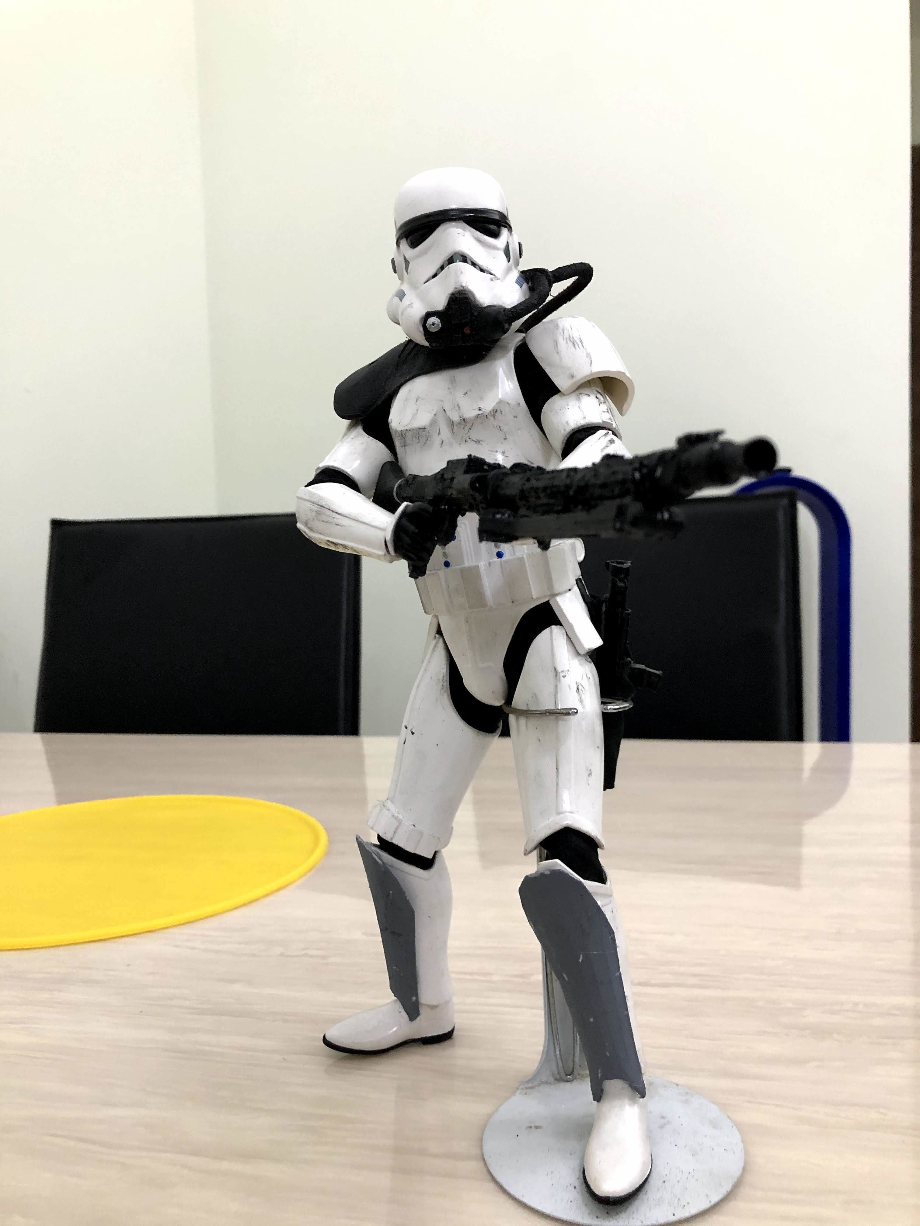 Star Wars Battlefront Magma trooper backpack full set 3D print model_1