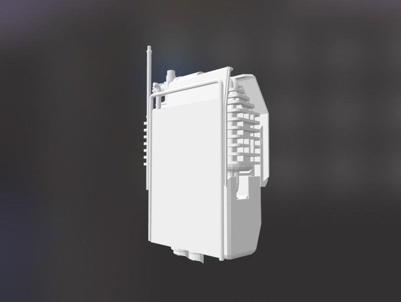 Star Wars Battlefront Magma trooper backpack full set 3D print model_8