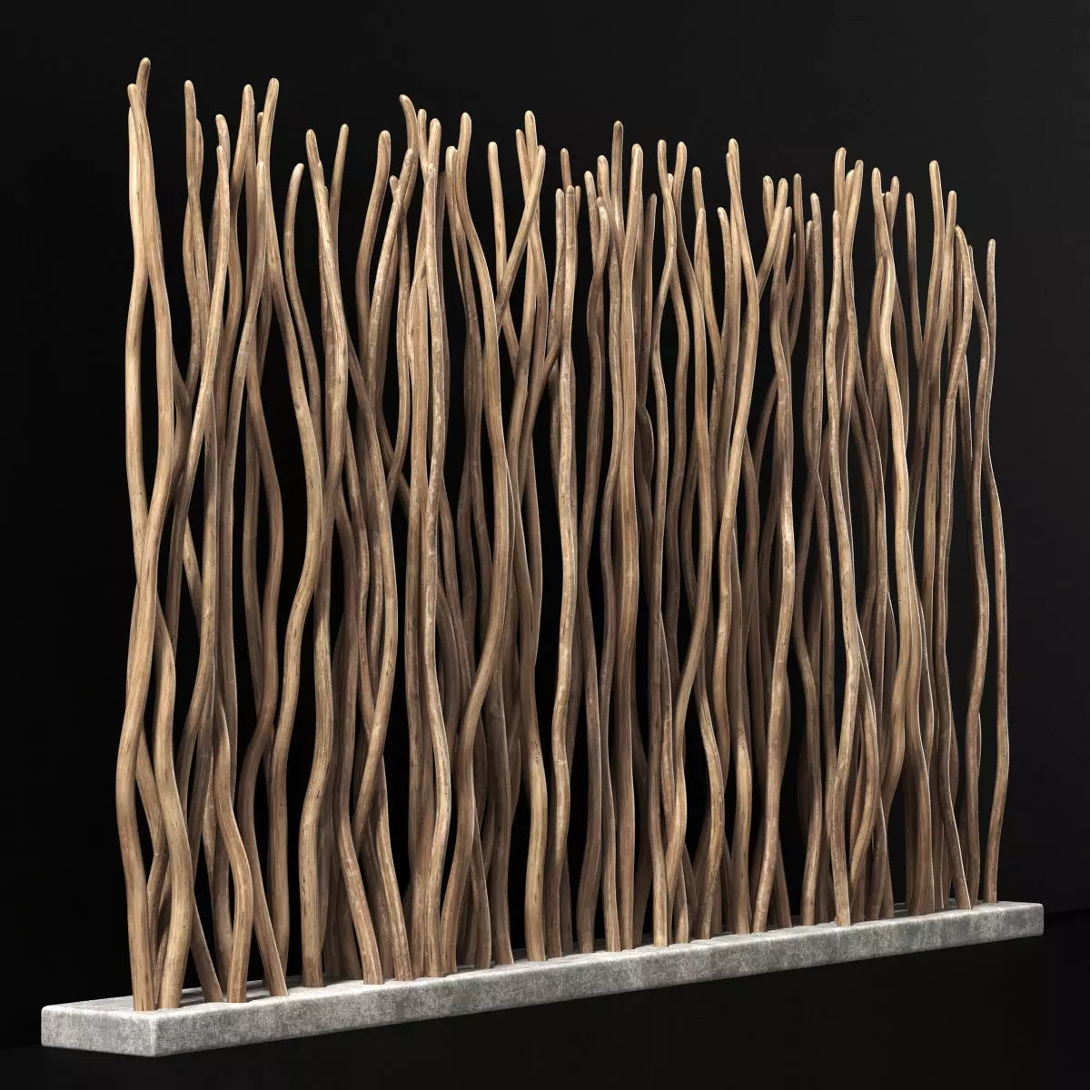 Planter branch crooked n3 3D model_0