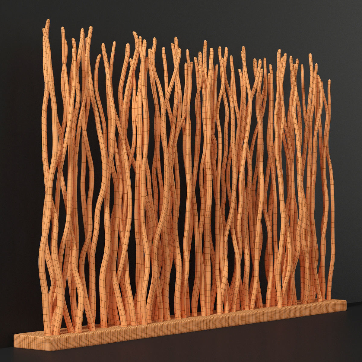 Planter branch crooked n3 3D model_7
