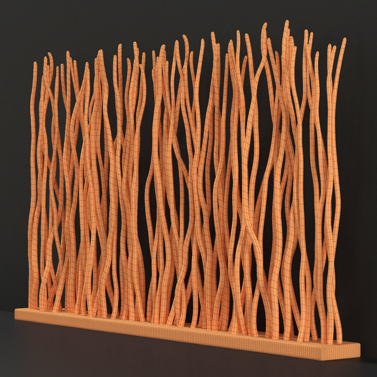 Planter branch crooked n3 3D model_8