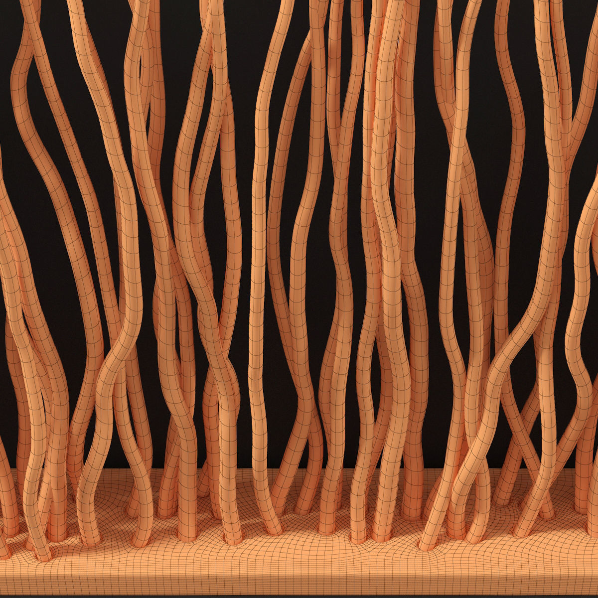 Planter branch crooked n3 3D model_10