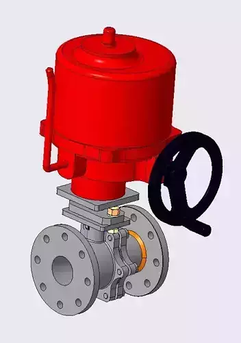 HQ Series Quarter-turn Electric Actuator Valve
