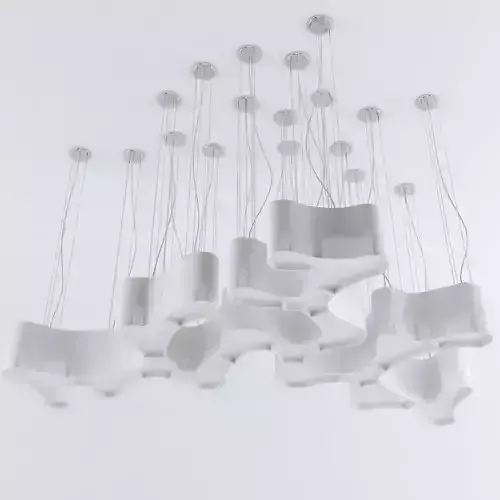 Ameba Lamp Parts Low-poly 3D model