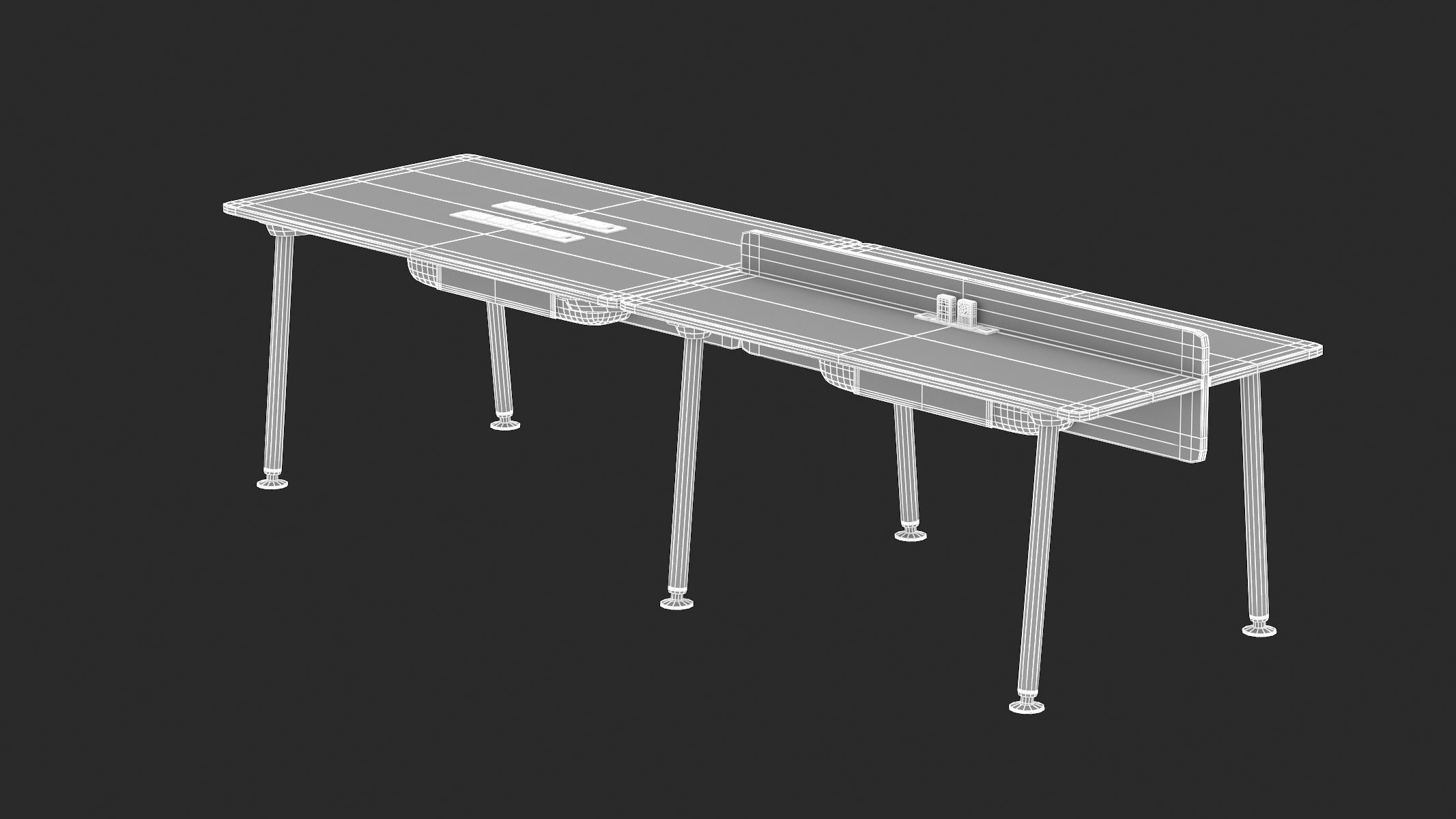 Herman Miller Desk Memo 5 3D model_11