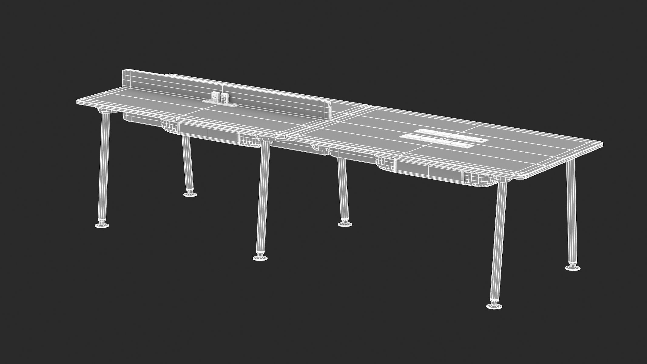 Herman Miller Desk Memo 5 3D model_14