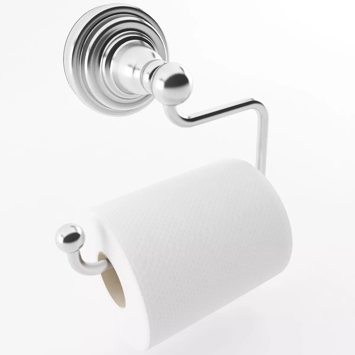 Toilet Paper Holder Style 3 3D model_0