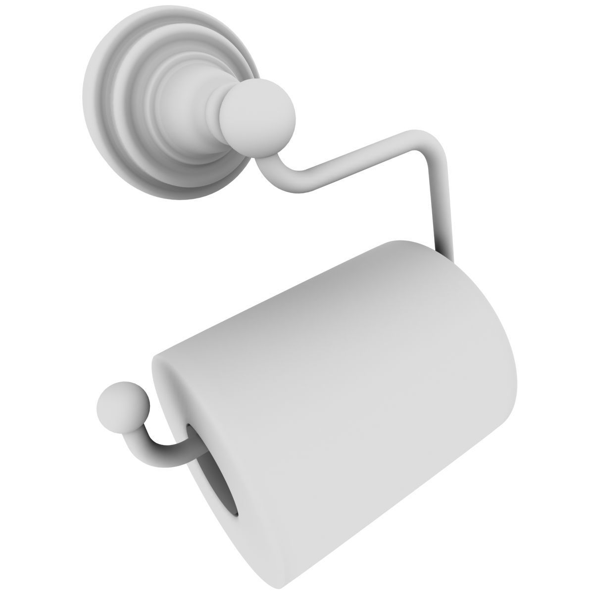 Toilet Paper Holder Style 3 3D model_3
