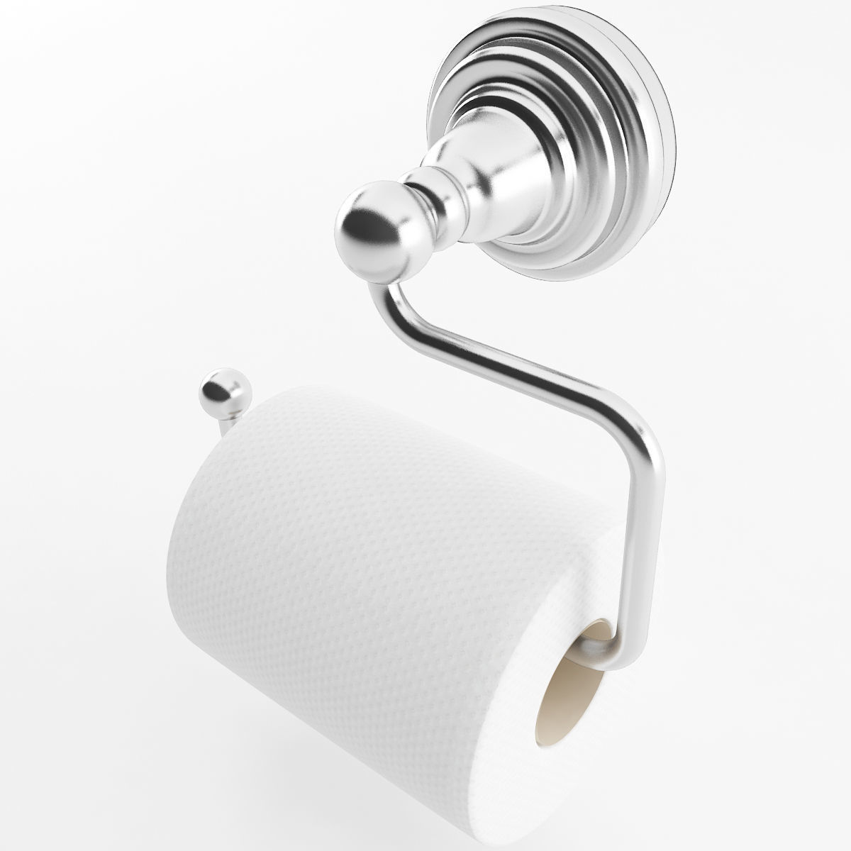 Toilet Paper Holder Style 3 3D model_1